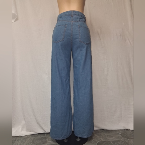 Sans Souci Wome Size M Light Blue Denim - Picture 8 of 16